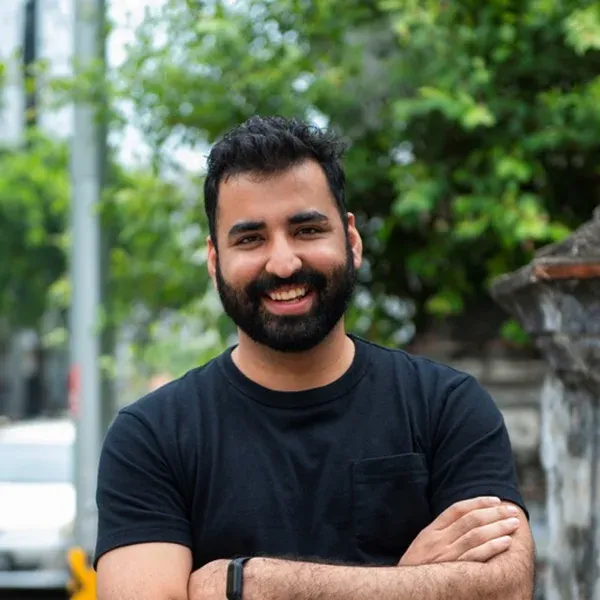 Headshot of Abhishek Avana, Chief Design Officer & Co-founder
