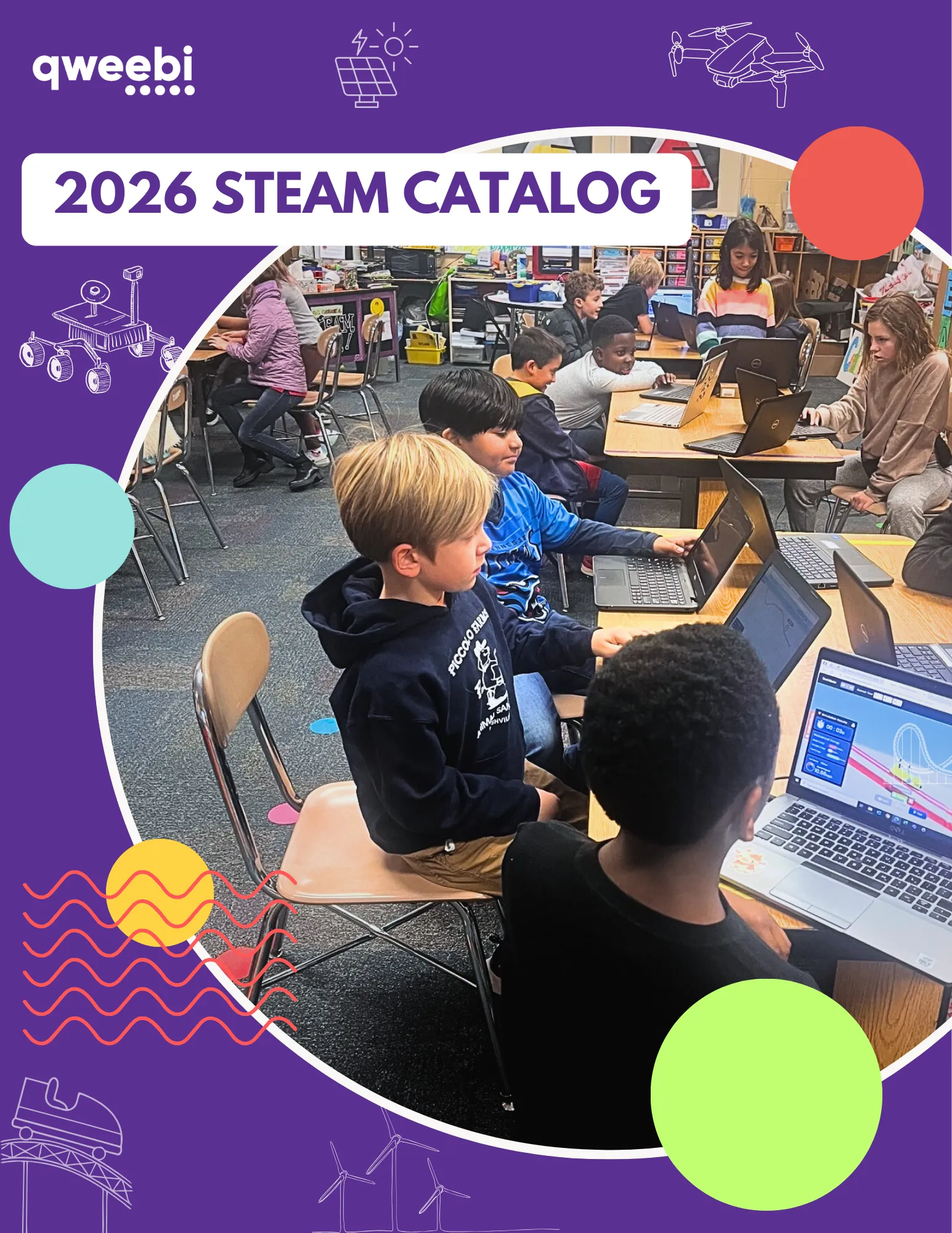 The Qweebi 2026 STEAM Catalog cover