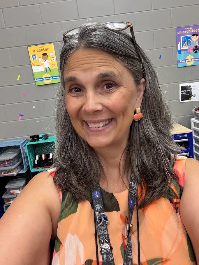 Lilly Chappell, STEM teacher, in her classroom.
