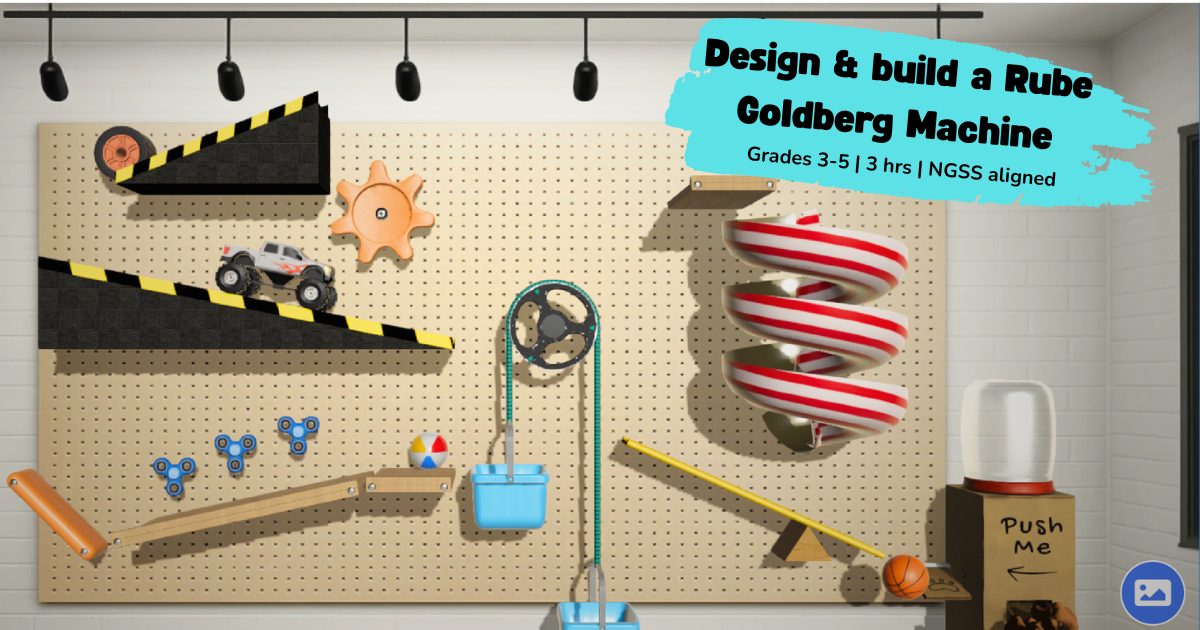 Build a Rube Goldberg Machine Online — Free Project | Qweebi